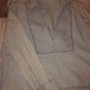 Free People denim shirt